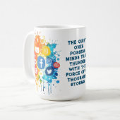 Mug Icônes de réseau social (Devant gauche)