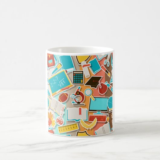 Mug Icônes d'équipement scolaire (Centre)