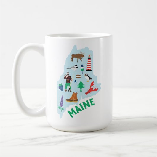Mug Icônes du Maine (Gauche)
