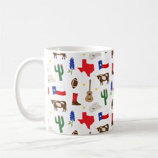 Mug Icônes du Texas (Gauche)