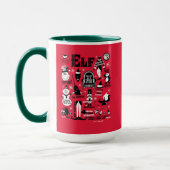Mug Icônes Elf et citations de films (Gauche)