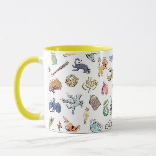 Mug Icônes Harry Potter à l'aquarelle (Gauche)