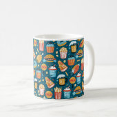 Mug Icônes vintages de restauration rapide Motif trans (Devant droit)