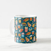 Mug Icônes vintages de restauration rapide Motif trans (Devant gauche)