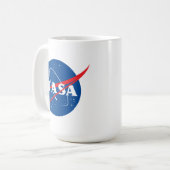 Mug Iconique NASA Rocket White Ceramic Bistro (Devant gauche)