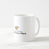 Mug ICTV Musique Votre Nom Ici (Devant droit)