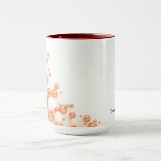 Mug Icy Sky Blue Copper Bubble (Centre)