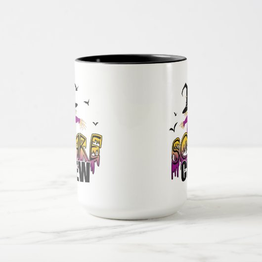 Mug ID1002 pourpre de l'équipage de surveillance (Centre)