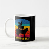 Mug Id Fumer ça - Drôle barbecue Retro Grilling (Gauche)