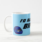 Mug Id Rather Be Biking Fun Biker Motorcyclist (Gauche)