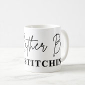 Mug I'd Rather Be Cross Stitching - Cross Stitcher (Devant droit)