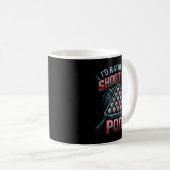 Mug I'd Rather Be Shooting Ol 8 Ball Player Billiards  (Devant droit)