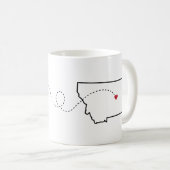 Mug Idaho au Montana - Heart2Heart (Devant droit)