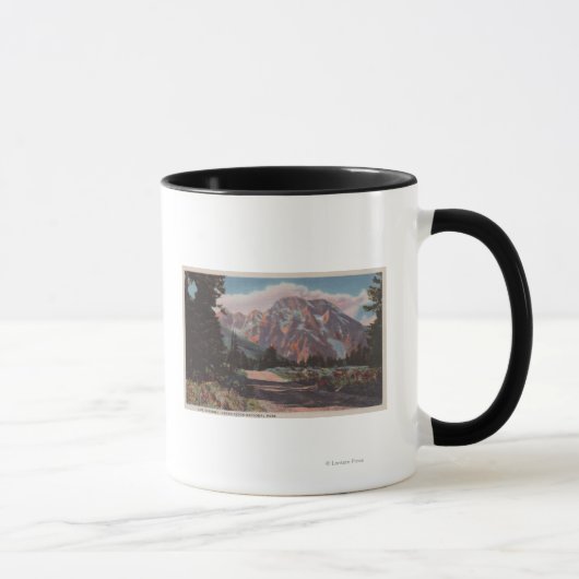 Mug IdahoVue du parc national de Grand TetonIdaho (Droite)