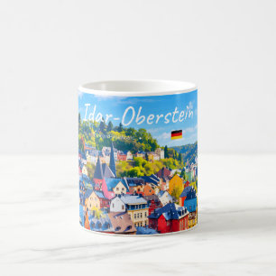 Mug Idar-Oberstein, Allemagne - Ville Colorée
