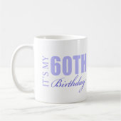 Mug Idée cadeau 60e anniversaire (Gauche)