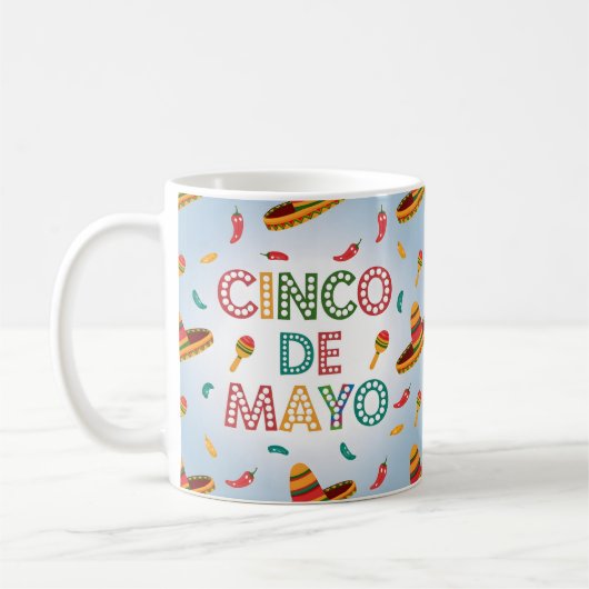 Mug Idée cadeau Cinco de Mayo (Gauche)
