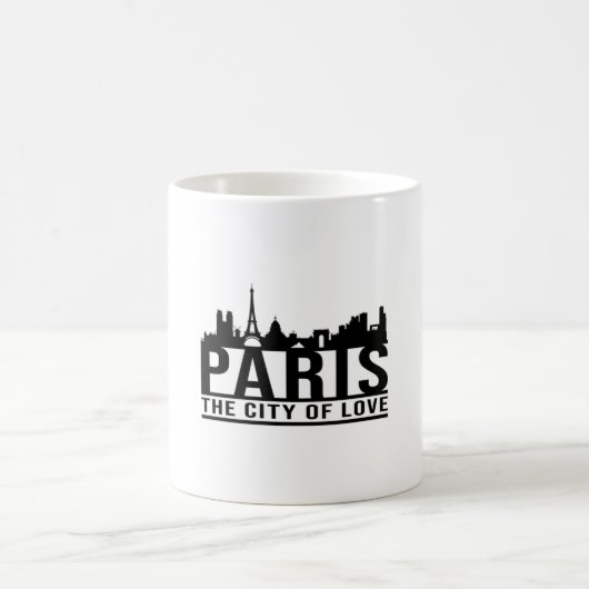 Mug Idée cadeau Cityscape Skyline de Paris France (Centre)