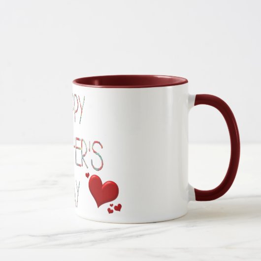 Mug idée cadeau de la journée de la mère heureuse (Droite)