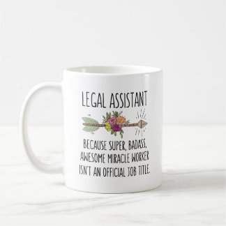 Mug Idée cadeau de l'assistant juridique