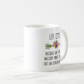 Mug Idée cadeau de l'entraîneur de vie (Devant droit)