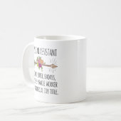 Mug Idée-cadeau de médecin adjoint (Devant gauche)