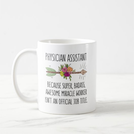 Mug Idée-cadeau de médecin adjoint (Gauche)