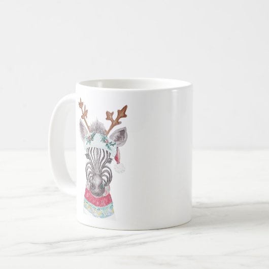 Mug Idée cadeau de Noël moderne (Devant gauche)