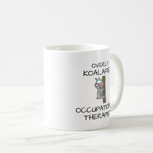 Mug Idée-cadeau d'ergothérapeute (Devant droit)