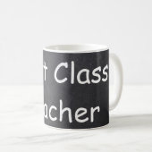 Mug Idée Cadeau Design Tableau Noir Professeur Premièr (Devant droit)