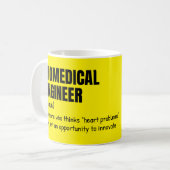 Mug Idée-cadeau d'ingénieur biomédical (Devant gauche)