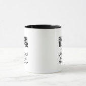 Mug Idée cadeau drôle pour professeur d'anglais (Centre)