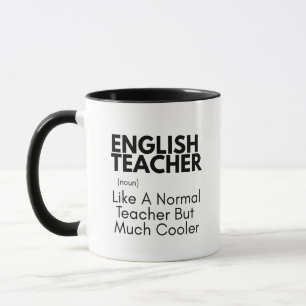 Mug Idée cadeau drôle pour professeur d'anglais