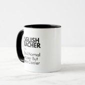 Mug Idée cadeau drôle pour professeur d'anglais (Devant gauche)