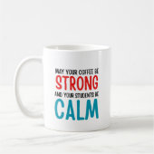 Mug idée cadeau drôle pour professeur de café (Gauche)