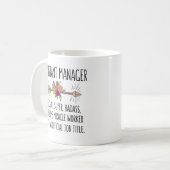Mug Idée cadeau du gestionnaire adjoint (Devant gauche)