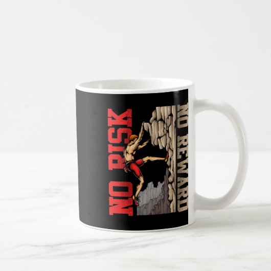 Mug Idée Cadeau Escalade Grimpeur de Bloc (Droite)