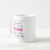 Mug Idée cadeau Grammie Grand-mère (Devant gauche)