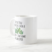 Mug Idée cadeau ménagère maison propre (Devant gauche)