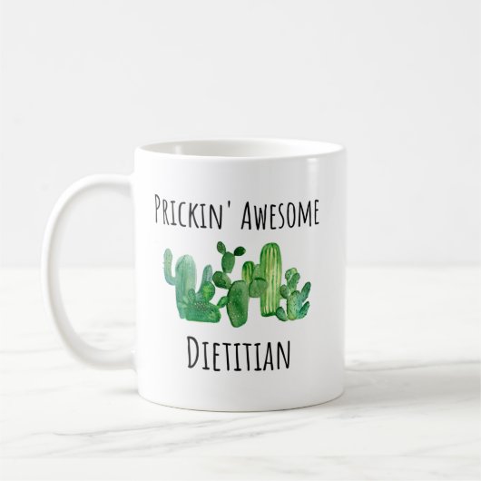 Mug Idée cadeau nutritionniste diététiste (Gauche)