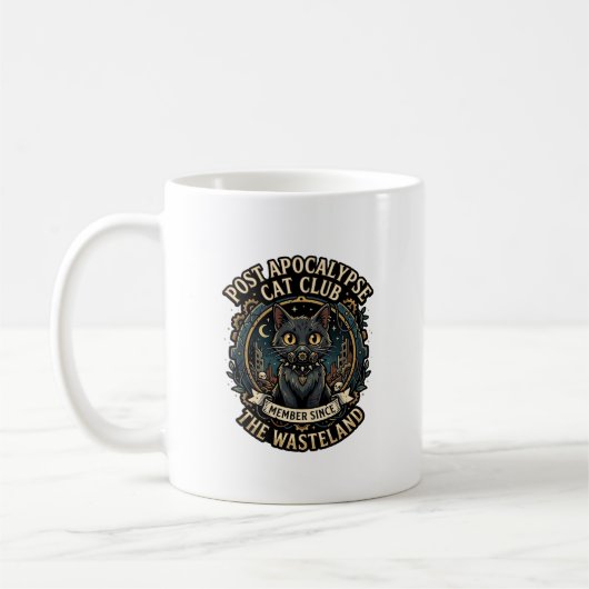 Mug Idée cadeau Papa Chat Post Apocalypse - Post Apoca (Gauche)