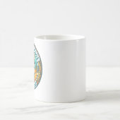 Mug Idée cadeau pour maman de chat Mirage du désert - (Centre)