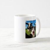 Mug Idée cadeau selfie de chat mignon vache (Devant droit)