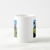 Mug Idée cadeau selfie de chat mignon vache (Centre)