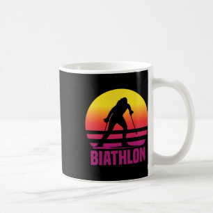 Mug Idée de biathlon vintage Regalo Sport Inverno