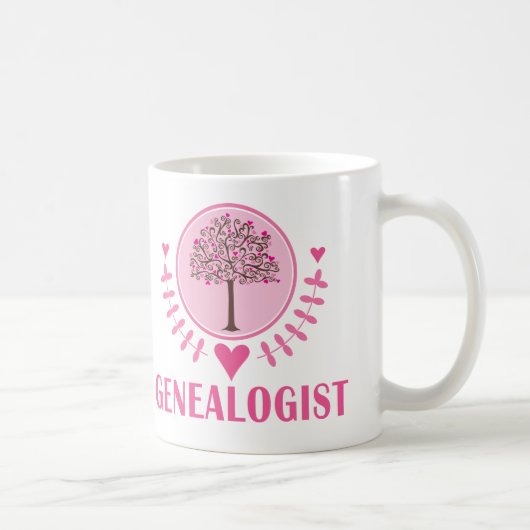 Mug Idée de cadeau de généalogiste (Droite)
