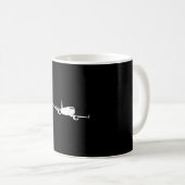 Mug Idée De Cadeau Du Pilote D'Avion De Vol (Devant droit)