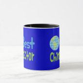 Mug Idée de cadeau pour le chiroprakteur (mondes (Centre)