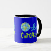Mug Idée de cadeau pour le chiroprakteur (mondes (Devant droit)