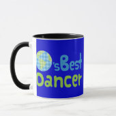 Mug Idée de cadeau pour le danseur (mondes meilleurs) (Gauche)